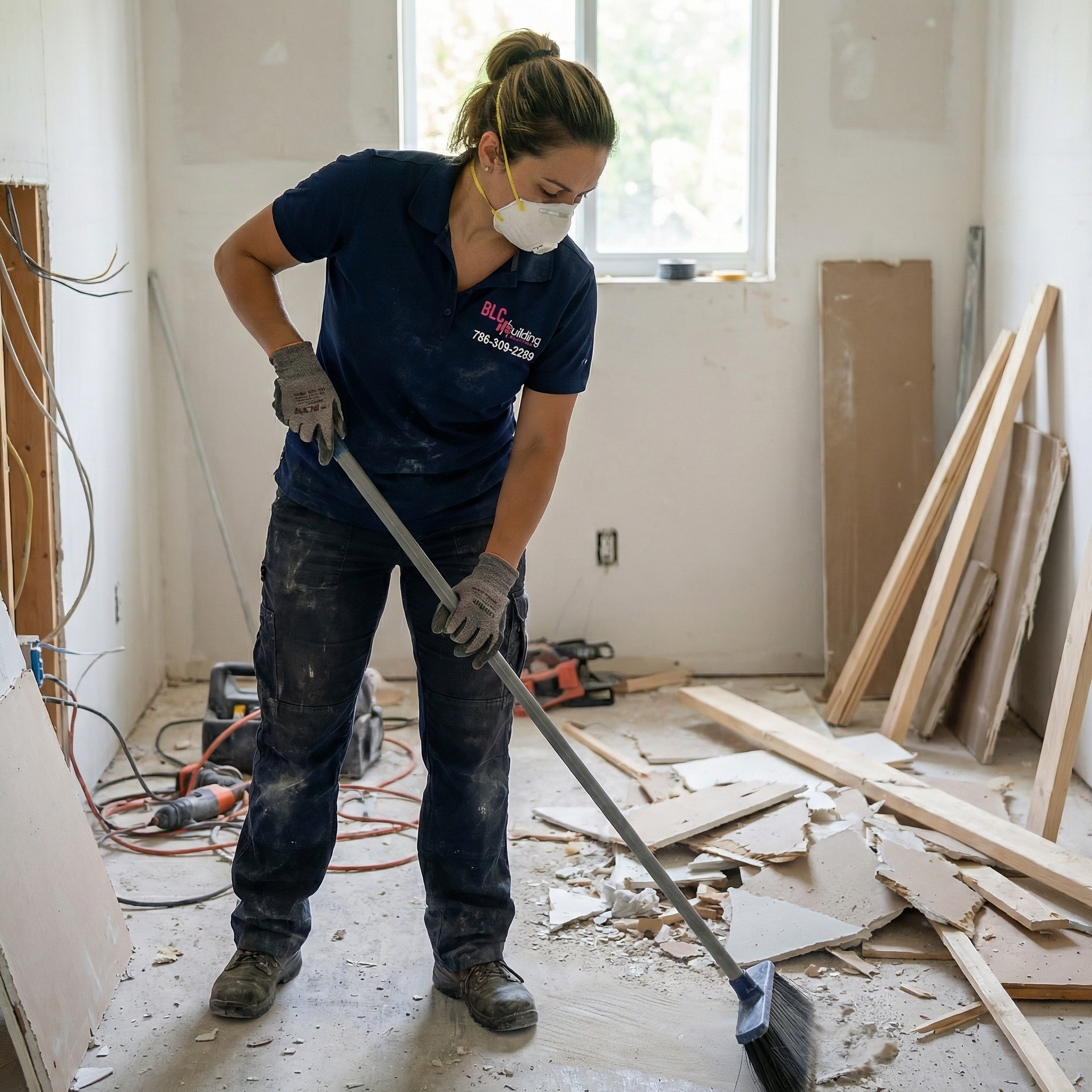 BLC Building Solutions post construction cleaning - new building cleanup services